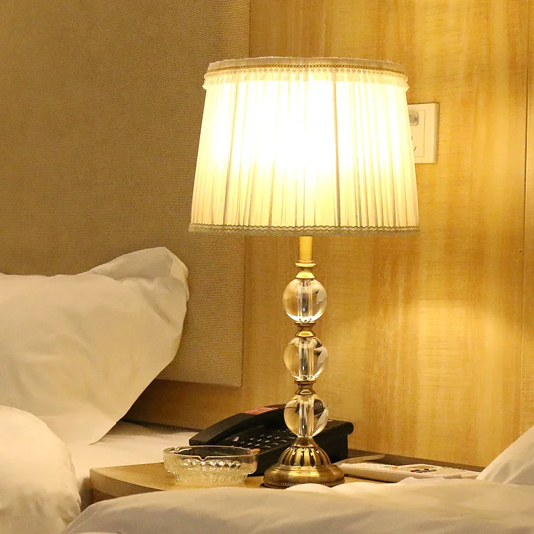 Vitrust спальня настольные лампы Хрустальная настольная лампа освещение для чтения