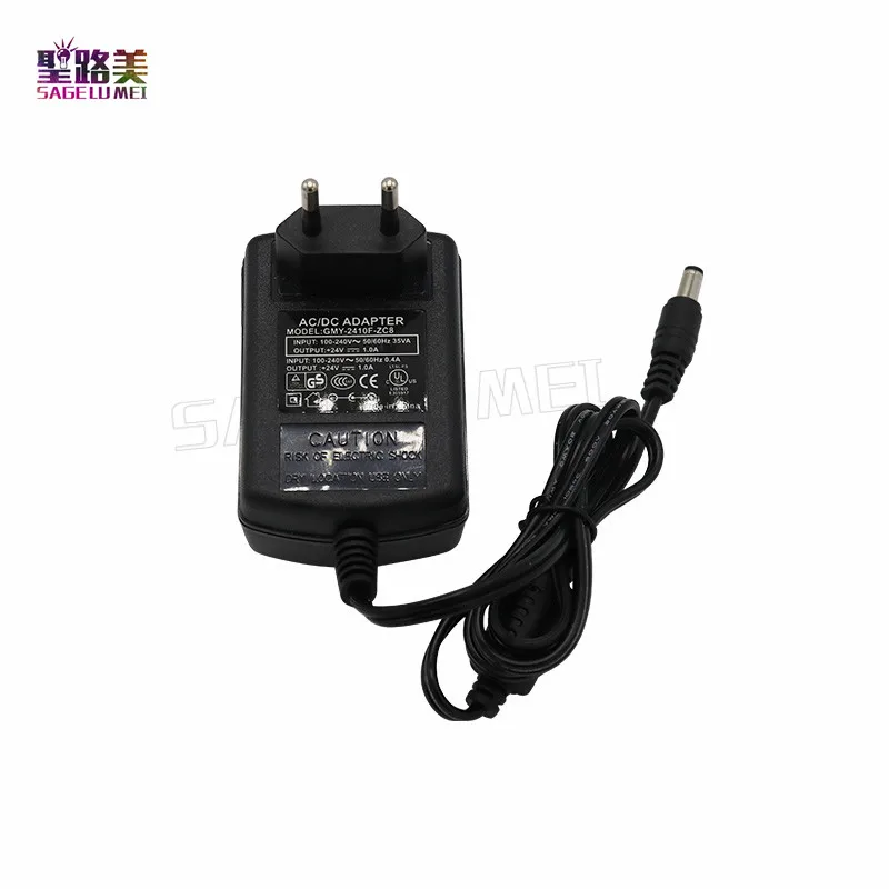 Новейший светодиодный преобразователь переменного тока 110 В 220 в EU US 24 1A Вт|adapter for