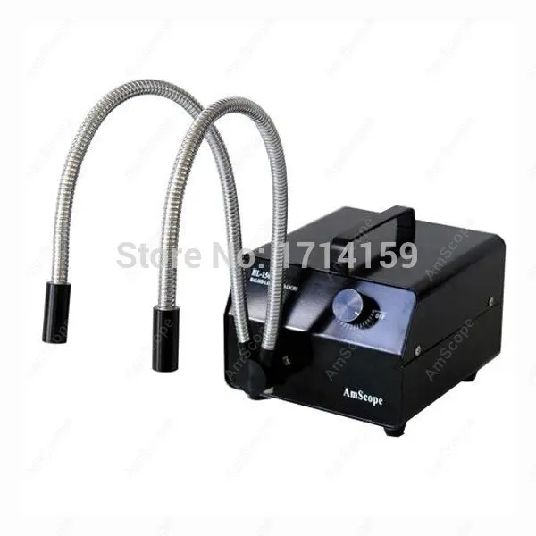 Микроскоп Осветитель амскоп поставки 150 Вт двойной волоконно оптический