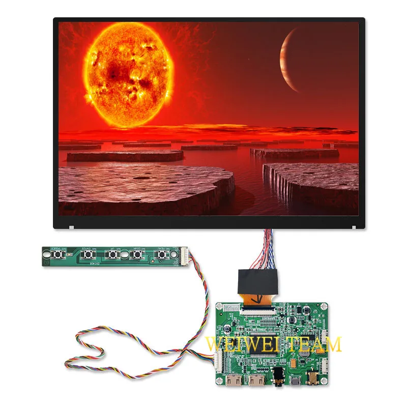 10 1 дюймовая панель дисплея 2K IPS 2560X1600 2 платы управления драйвера EDP 45 Pin Динамик