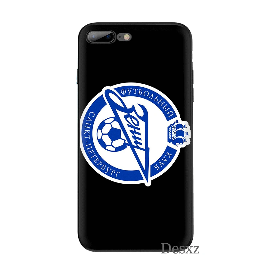 B6 Cell Phone Case Silicone TPU for iPhone 7 8 6 6s Plus iPhone 11 Pro X XS Max XR 5 5s SE Cover Zenit football Club Logo Shell - Цвет: B6