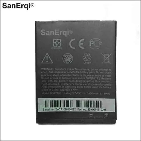 SanErqi D42100 BH98100 1400 мАч Высококачественный аккумулятор для HTC Desire SV T326E P T326H