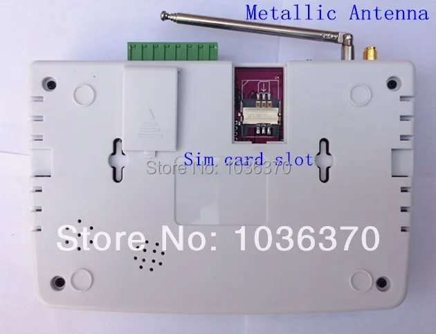 Dual antenna alarm system GSM intercom smart home SMS gsm security house |