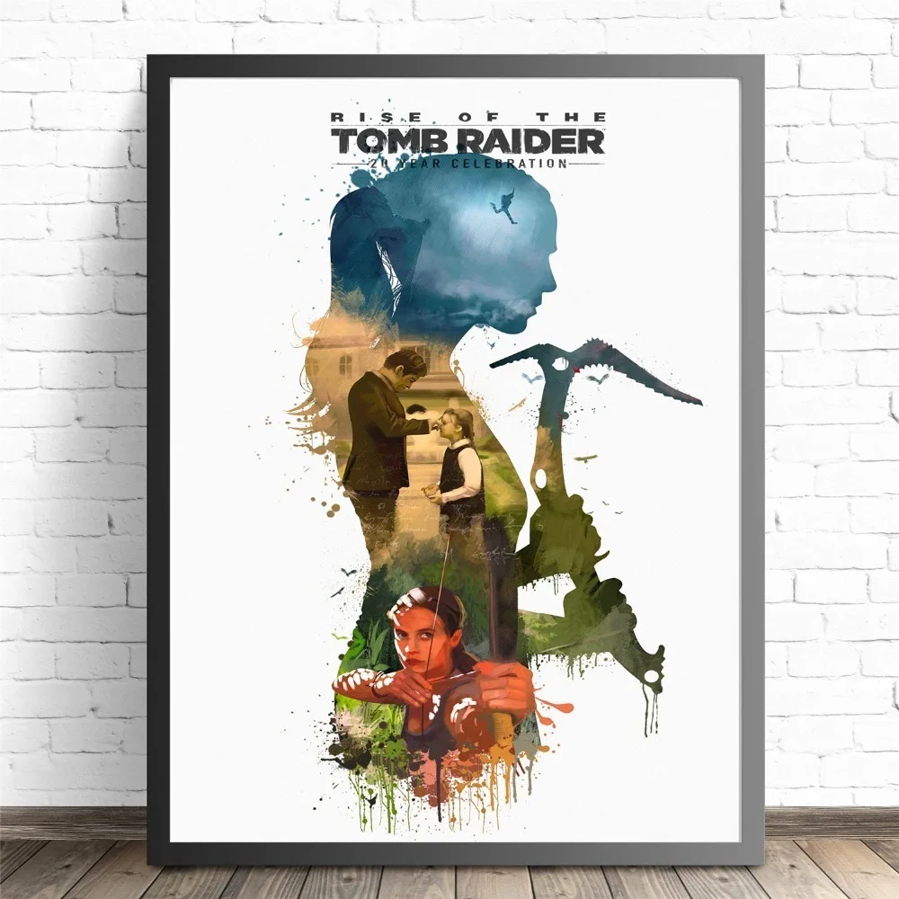 Rise Of The Tomb Raider Game Печать на холсте Современная живопись плакаты настенные художественные картины для украшения гостиной без рамки