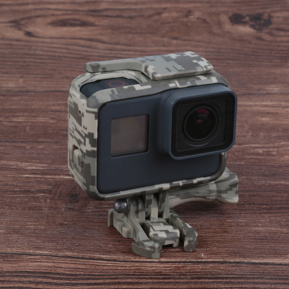 Лейфер Стандартный Защитный чехол рамка для GoPro Hero 5 Black Камера камуфляж границы