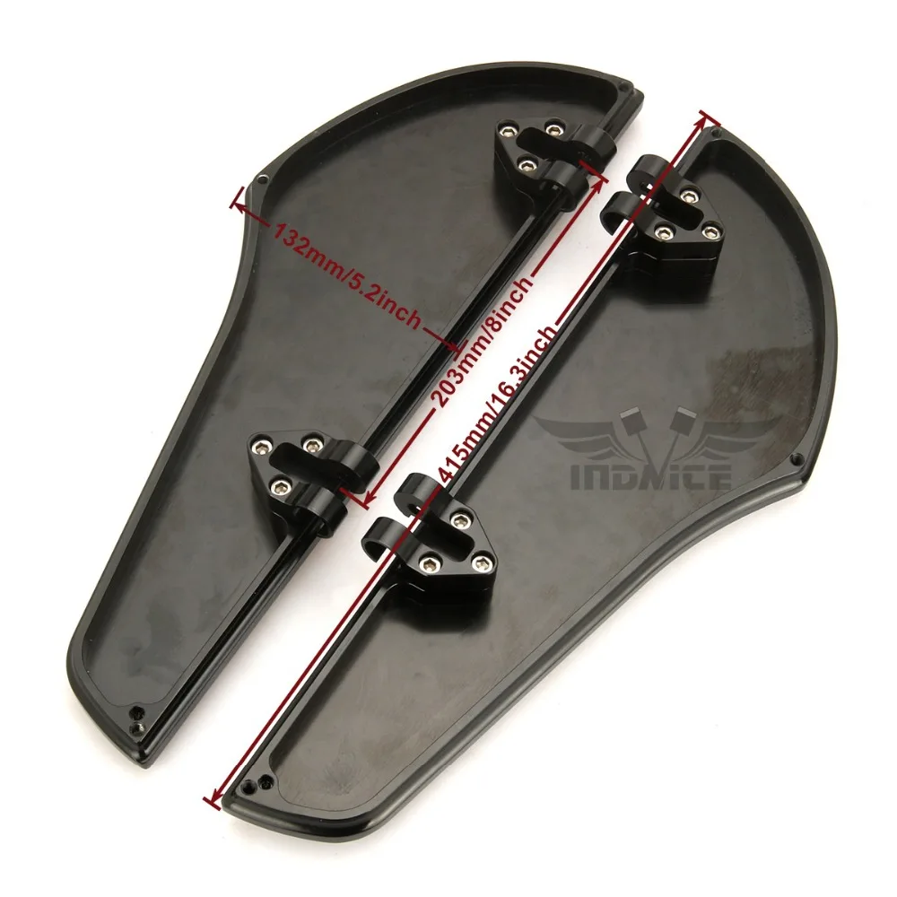 Передний водительский пол подножки для harley black floorboard Touring street Glide roadking 2000-2020 |
