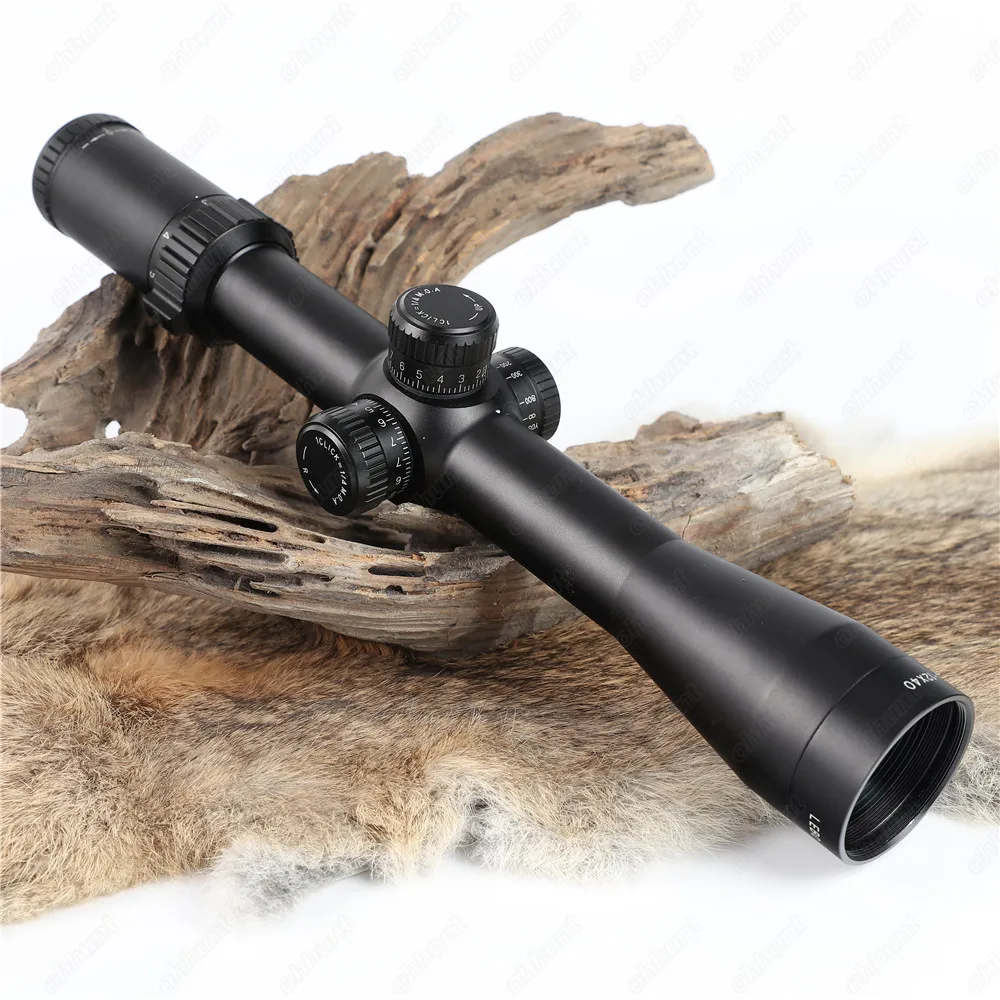 LEBO BJ 3-12X40 SFY первый фокальный самолет винтовки прицелы боковой Параллакс стекло гравированное Сетка Охота Тактический стрельба прицел
