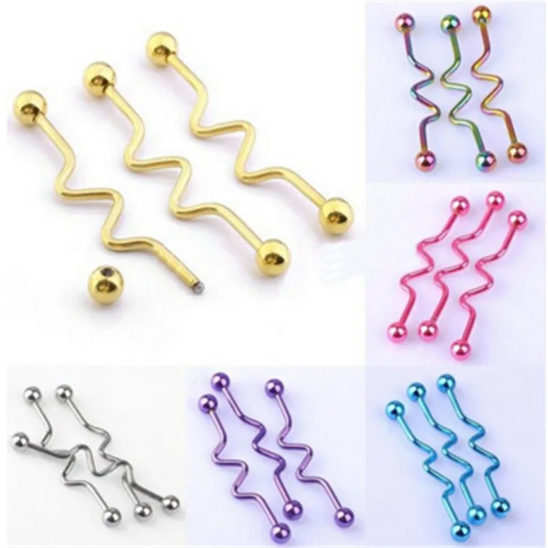 1 шт. Европейский Мода клип серьги наручные винты пирсинг для губ уха аксессуары