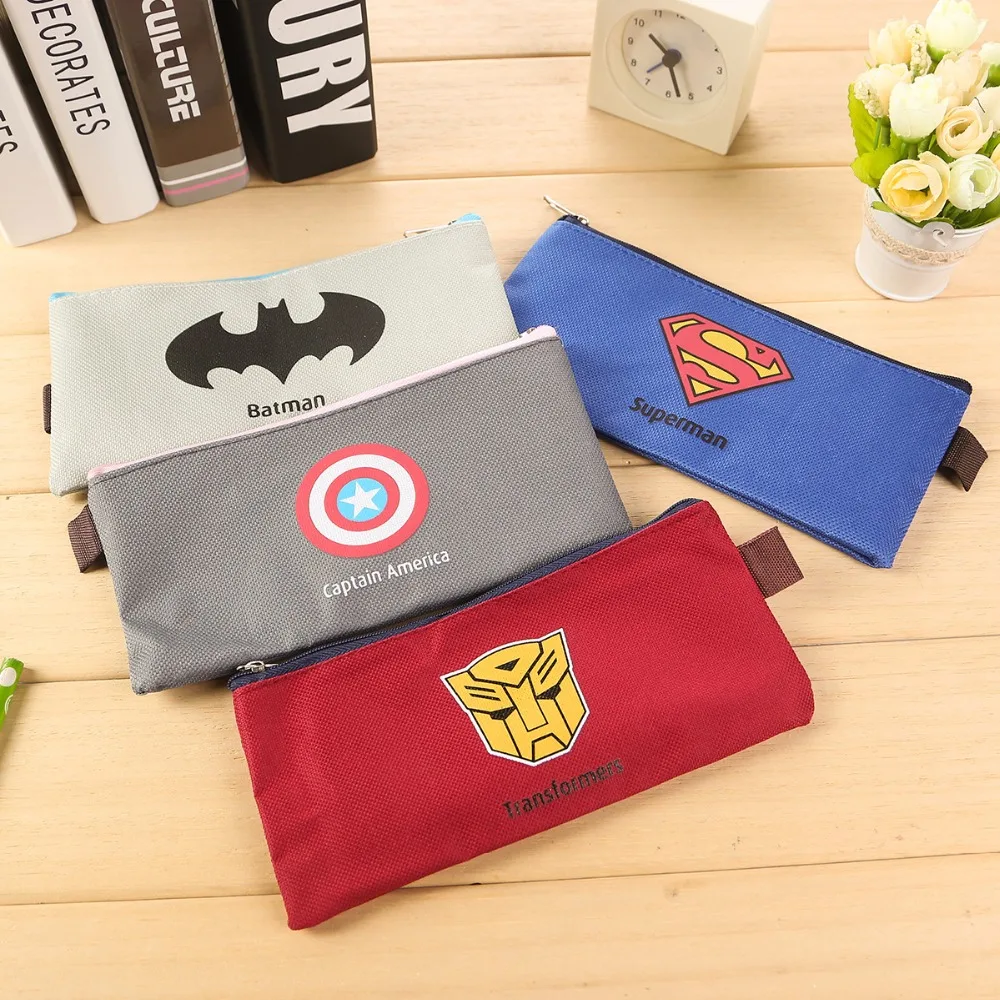 UHOO Q301 hero alliance творческая ручка прекрасный холст канцелярская сумка