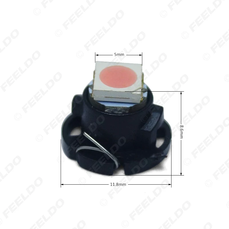 FEELDO 4 шт. авто автомобиль T4.7 5050 1-SMD чип светодиодная панель приборной панели