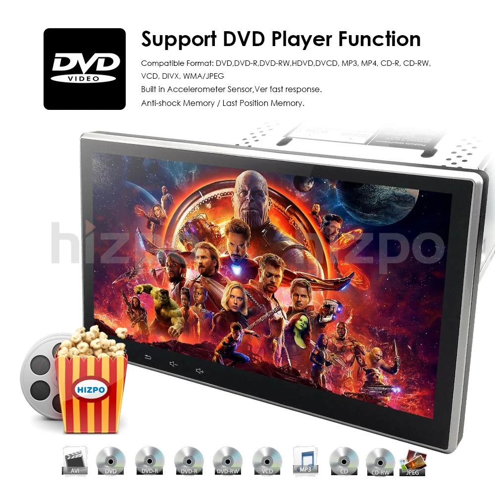 10," Восьмиядерный автомобильный dvd-плеер Универсальный радио gps 4G ram навигация Bluetooth USB сенсорный экран DAB+ HD tv TPMS OBD2 камера
