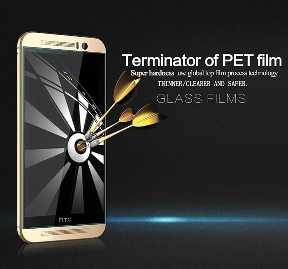 Защитная пленка Adcanovd для HTC One M9 из закаленного стекла 2.5D 9H защиты от взрыва на M9S M9u