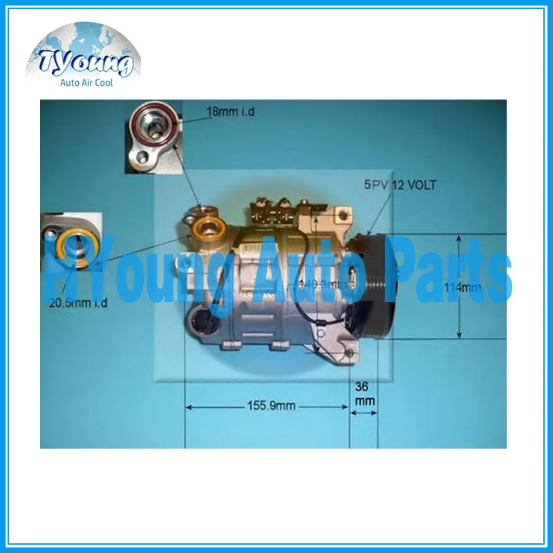 Автомобильная Воздушная система компрессор переменного тока для Volvo S80 II V70 III XC60