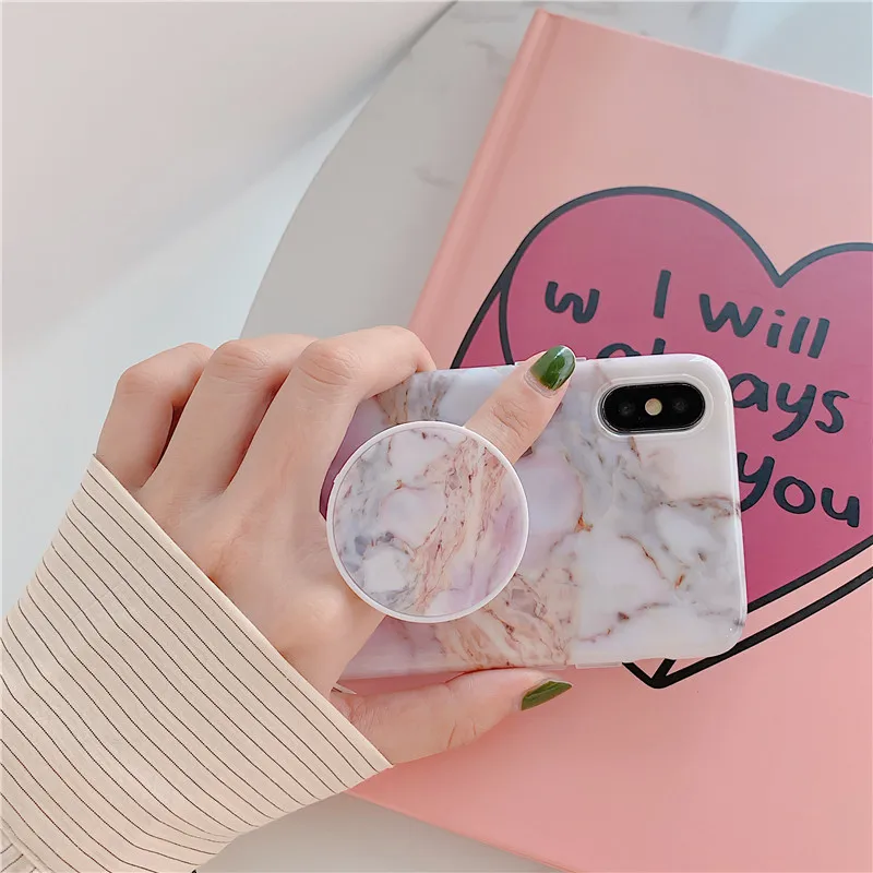 FLYKYLIN мраморный чехол карамельного цвета для iphone XS Max X XR 6 S 7 8 Plus задняя крышка на