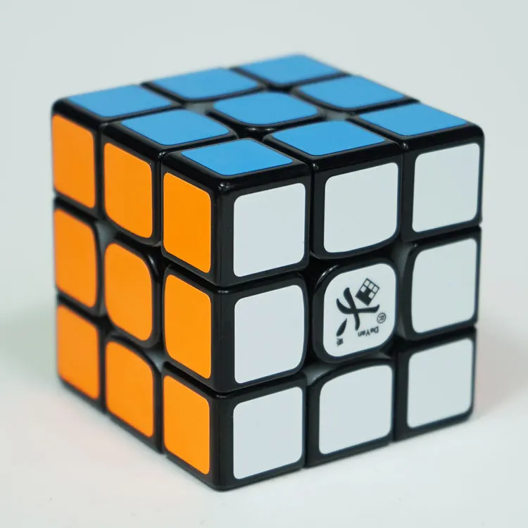 Black Dayan Tengyun 3x3x3 магический куб Dayan v8 tengyun M Магнитный скоростной куб головоломка - Цвет: Black