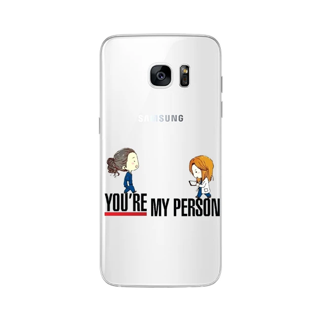 TPU Чехол из мягкого ТПУ для samsung Galaxy A5 A6 A7 A8 J5 J6 J7 J8Plus NOTE8 NOTE9 ты мой человек для Fundas GREYS Anatomy - Цвет: TPU