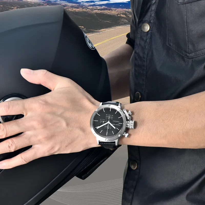 Часы Pagani дизайнерские мужские Роскошные кварцевые многофункциональные