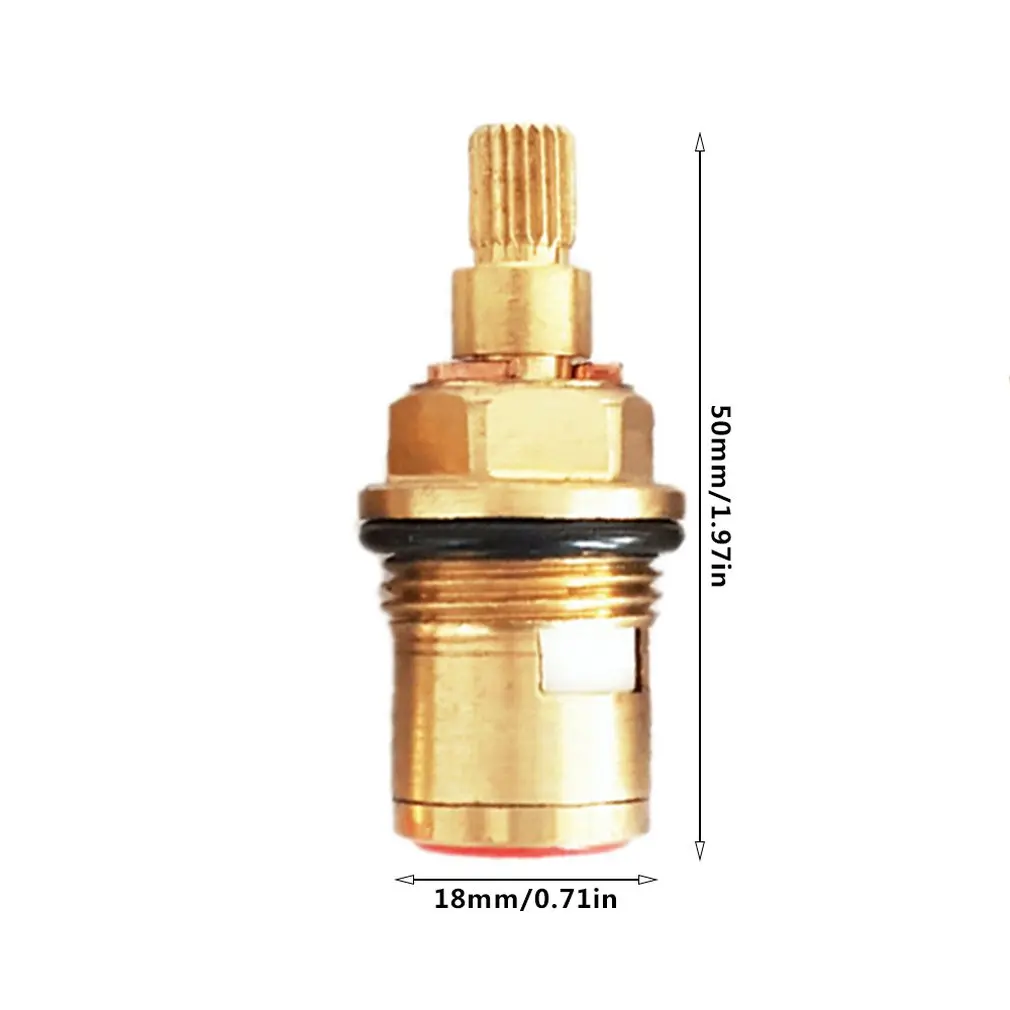 

Hot and cold water tap mixing valve cartridge Quick opening shower faucet accessories Bathroom ceramic faucet cartridge prats