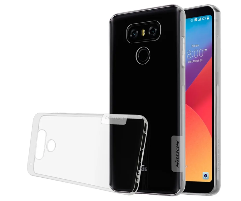 NILLKIN для lg g6 тонкий ТПУ защитный чехол мобильного телефона Нескользящие случае
