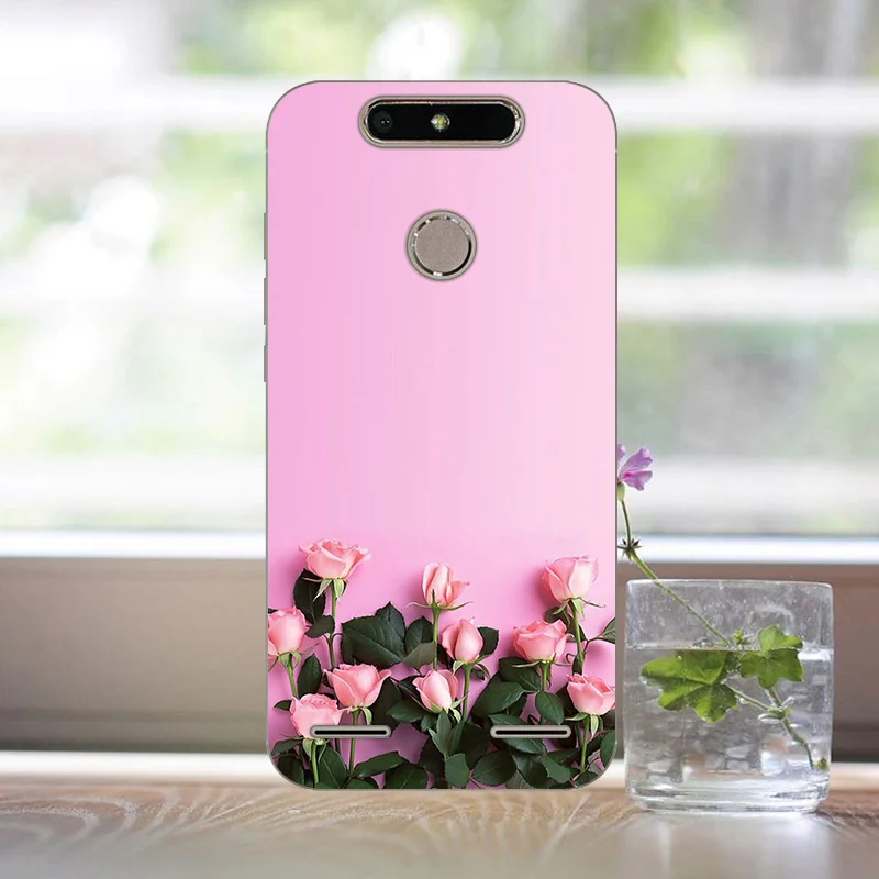 FMG FANATU zte V8 мини-Чехол, силиконовый мягкий ТПУ 5 дюймов, защитный чехол с принтом для zte Blade V8 mini V 8 mini чехол для телефона - Цвет: FMG