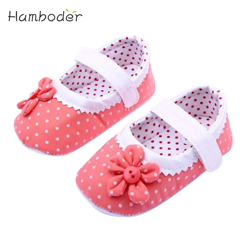 2017 Летняя обувь с волнистыми цветами для маленьких девочек из искусственной кожи