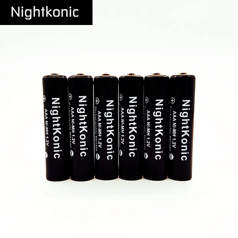 Nightkonic 4 шт./лот aaa батарея 1 2 V Ni-MH Аккумуляторная для камеры игрушка-фонарик AAA |