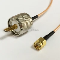 new modem coaxial cable rp sma male plug to uhf male plug connector rg316 cable 15cm 6inch adapter rf pigtail