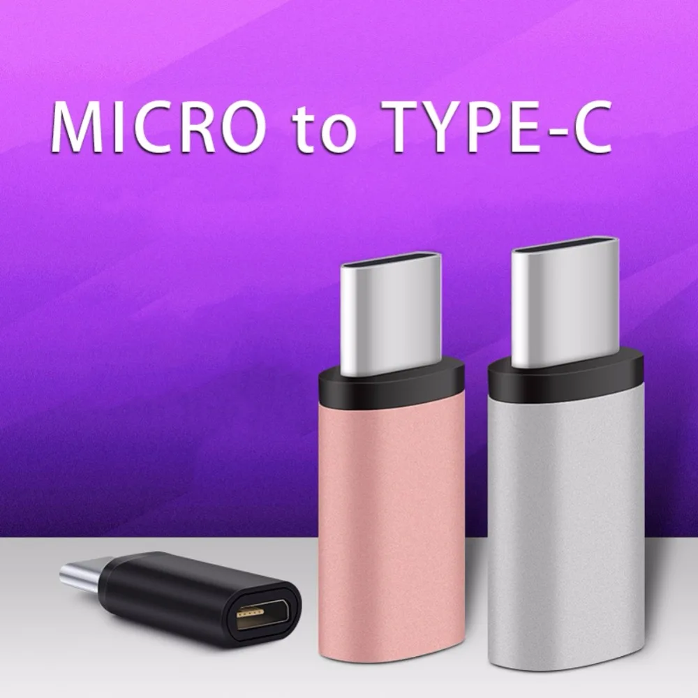 2 шт. переходник с USB 3 1 Type C папа на Micro мама коннектор OTG для планшетных телефонов| |