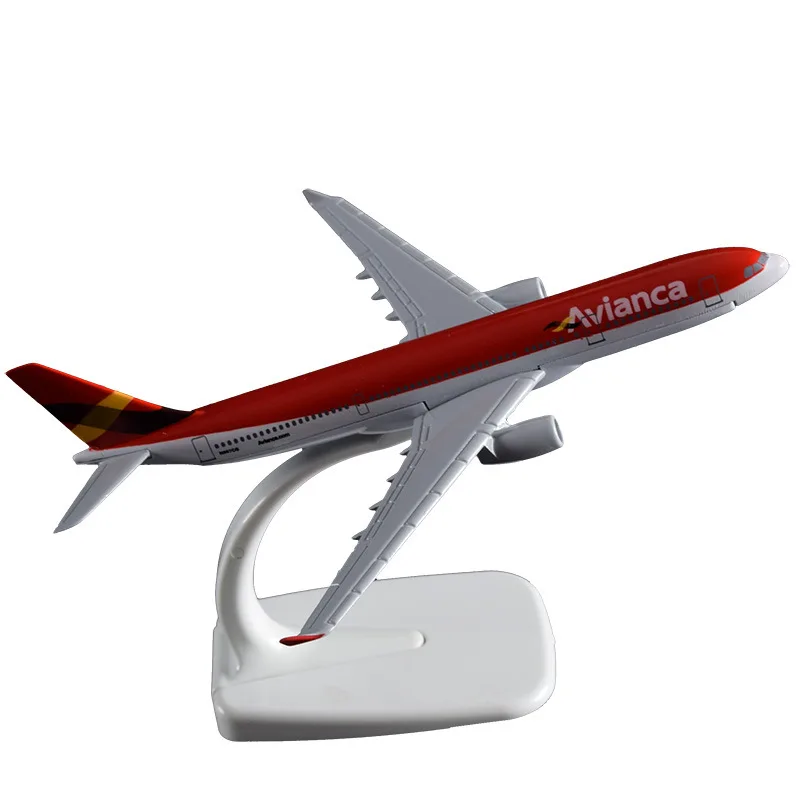 16cm Alloy A330 Columbia Airlines Airplane Model Aeronautical Aircraft Avianca Creative Adult Children Airbus Toys |