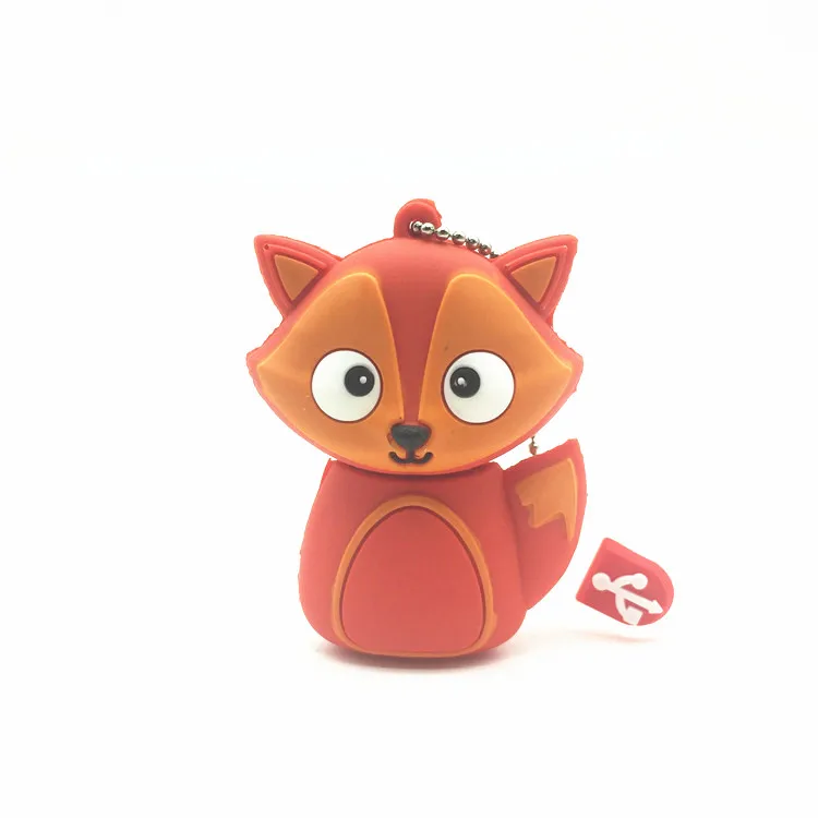 2018 новый милый пингвин сова лиса Флешка мультфильм usb флэш накопитель 4 ГБ/8 ГБ/16