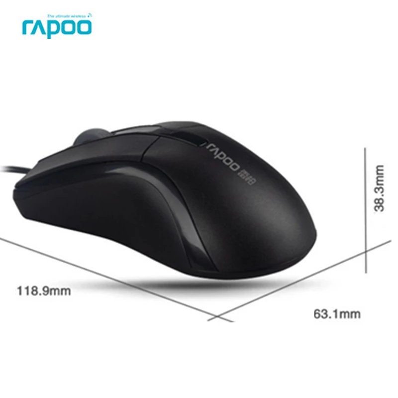 100% оригинал Rapoo M120 USB Проводная мышь игровая компьютерная офисная для