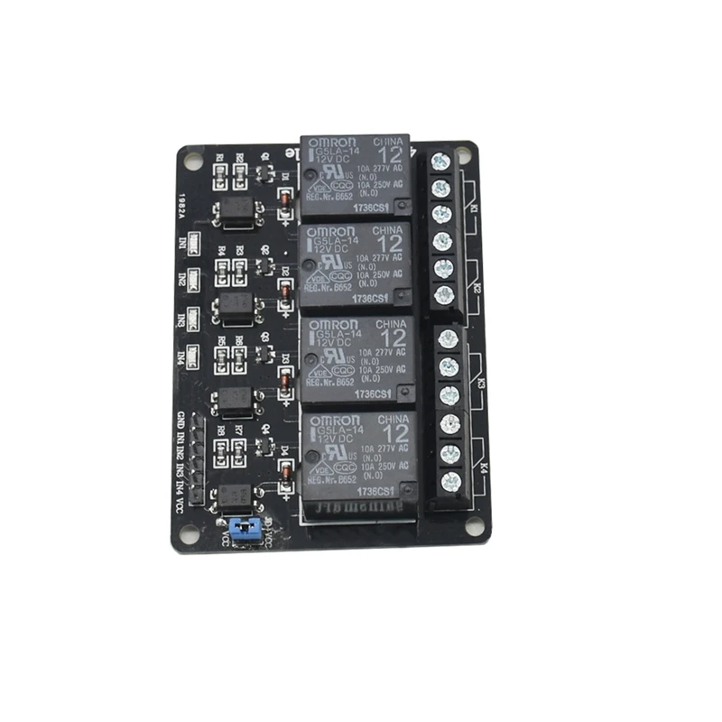 Hot TTKK 4 Channel 12V Relay Module Optocoupler Protection Power Supply For Arduino Pic Dsp | Электроника