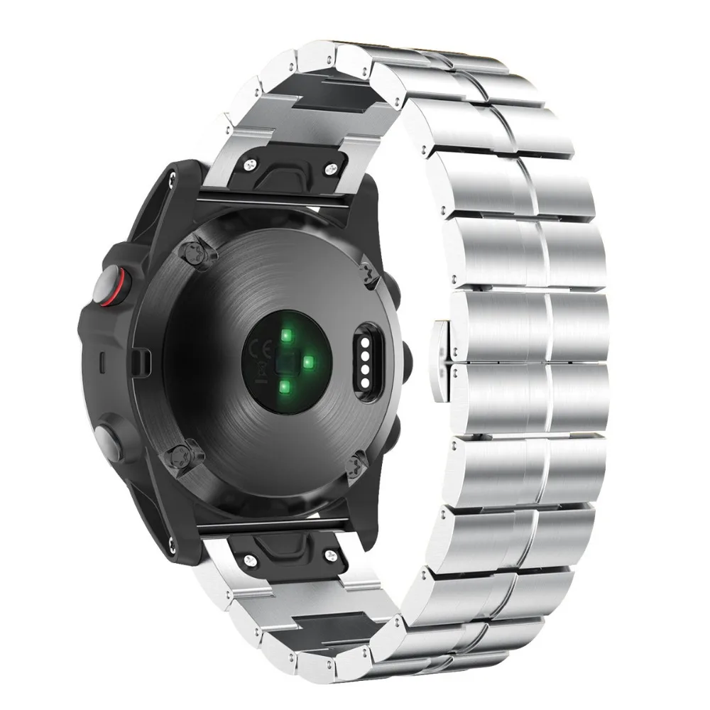 QuickFit 26 мм металлический ремешок на руку для Garmin Fenix 6X 5X Plus 3 ч ремешок часы аксессуары быстросъемный браслет из нержавеющей стали