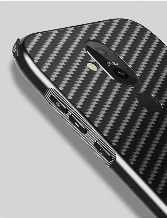 6,18 ''алюминиевый бампер чехол для Nokia 8,1 чехол Роскошный карбоновый ПК металлический задний корпус для Coque Nokia8.1 чехол Nokia X7 чехол s