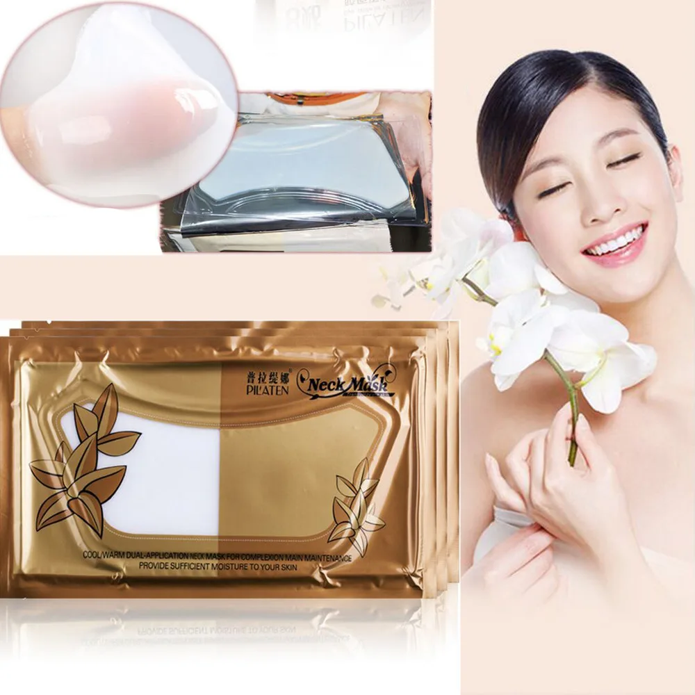 2 шт./лот маска для шеи с кристаллами пилатена против старения морщин