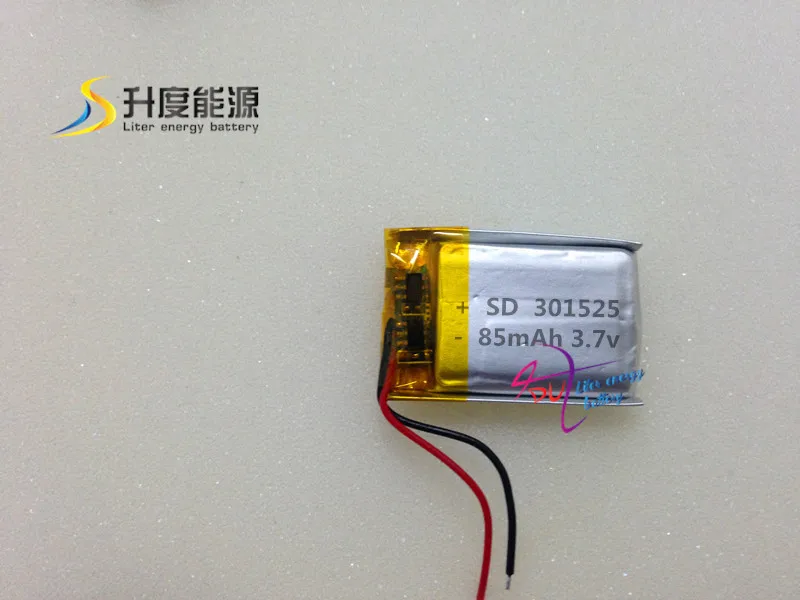Li-polymer 301525 85mAh 3.7V Battery Manufacturer with CE ROHS UL certificates | Электроника