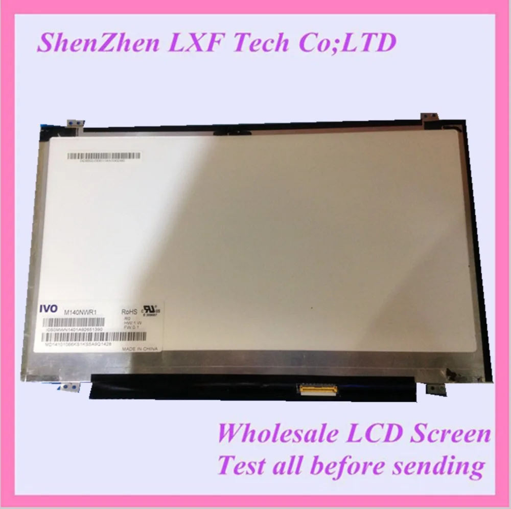 Светодиодный ЖК экран M140NWR1 B140XW03 V.0 V.1 светодиодный тонкий дисплей WXGA HD 14