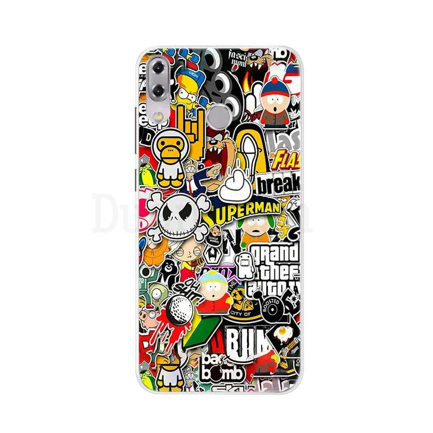 Fashion Nice Case For Asus Zenfone 5z Zs620kl Silicone Painted Animal Soft ASUS 5 2018 ZE620KL X00QD Funda |