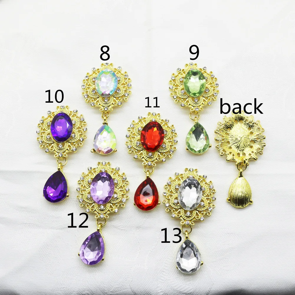 Новинка 5 шт./партия стразы пуговицы с плоской задней частью сделай сам свадебное