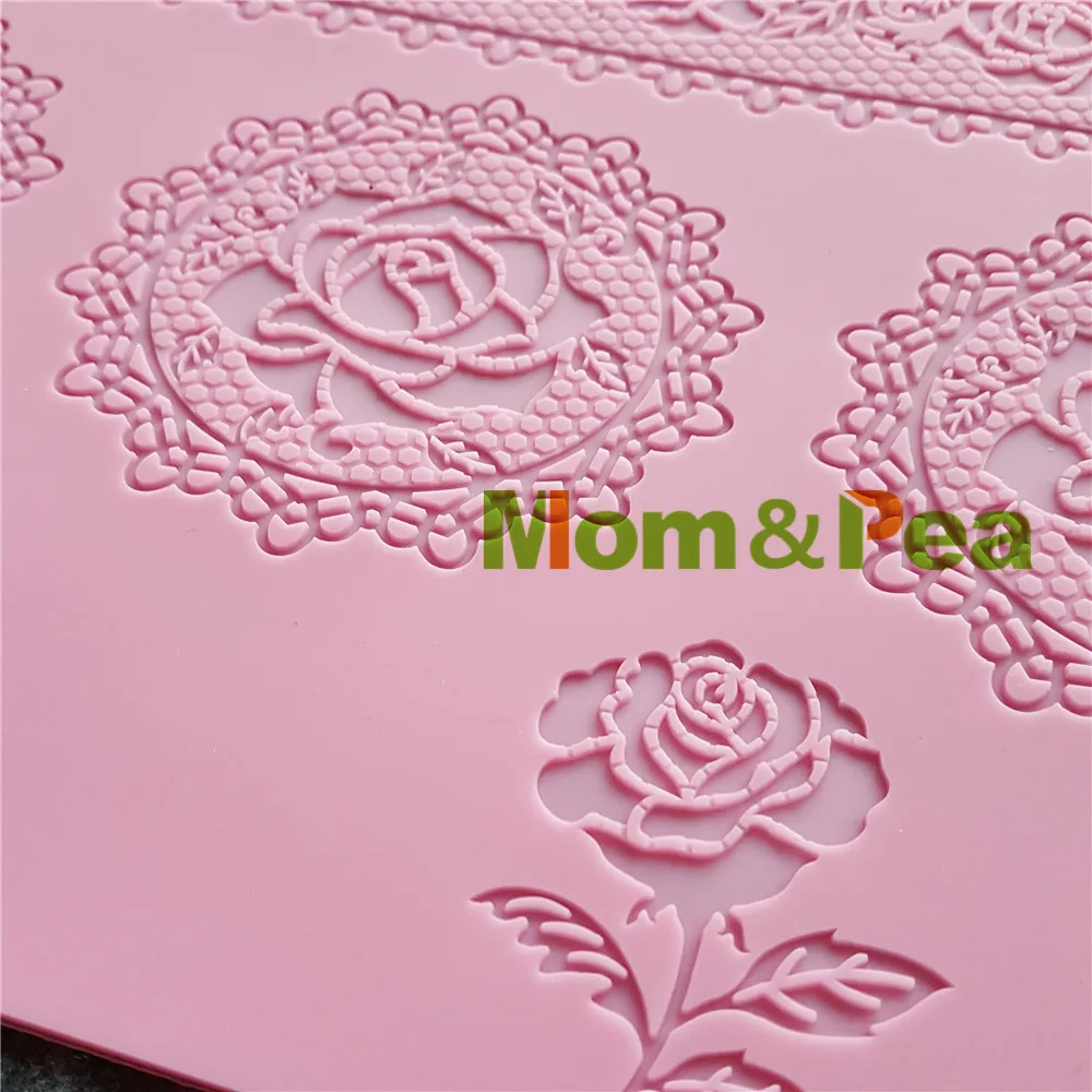 Комбинированная кружевная подкладка Mom & Pea GX225 форма для украшения торта 3D