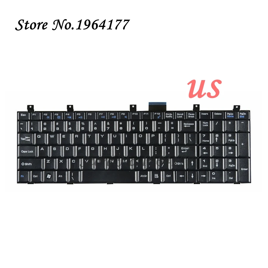 Новая клавиатура для ноутбука США MSI A5000 A6000 CR700 CX700 серии MP 09C13U4 359 черные