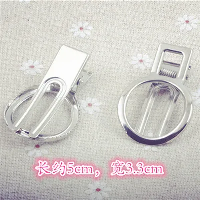 1 х золотые/серебряные заколки для волос квадратные/круглые аксессуары ручной