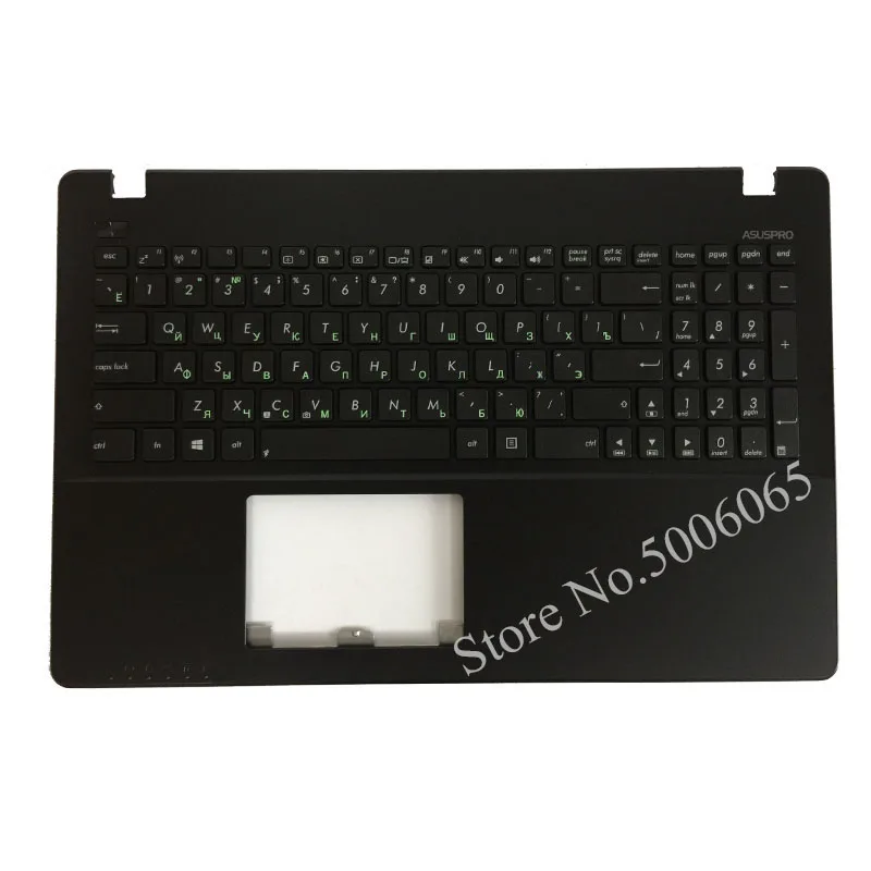 Black Новая русская клавиатура для ноутбука ASUS X550 K550V X550C X550VC X550J X550V A550L Y581C F550 R510L RU Palmrest верхняя крышка - Цвет: Black