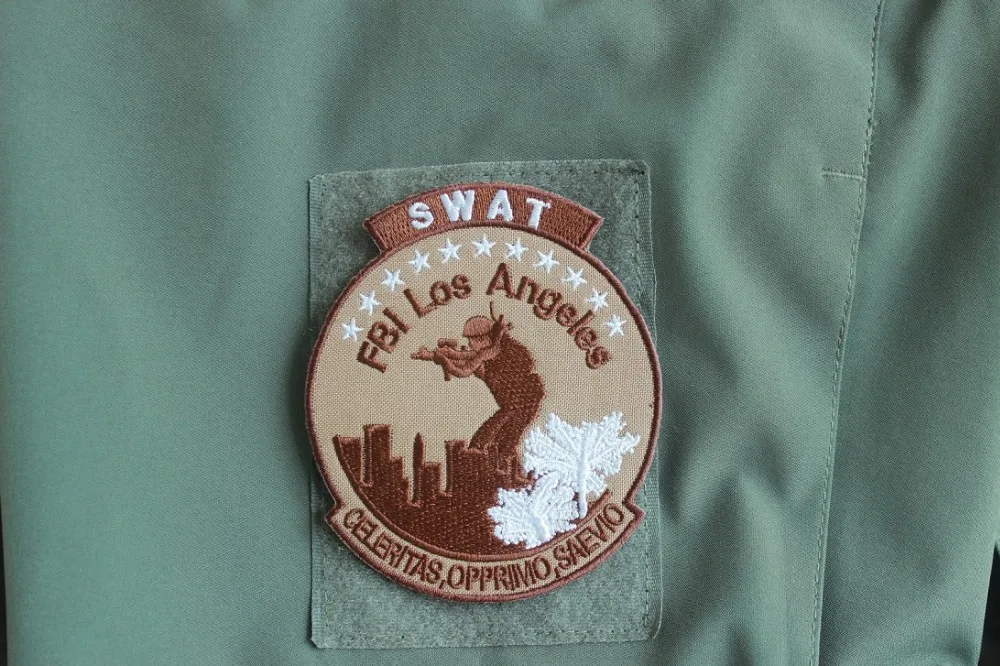 FBI Federal Bureau of Investigation полиция Лос Анжелеса swat тканевая нашивка значок для