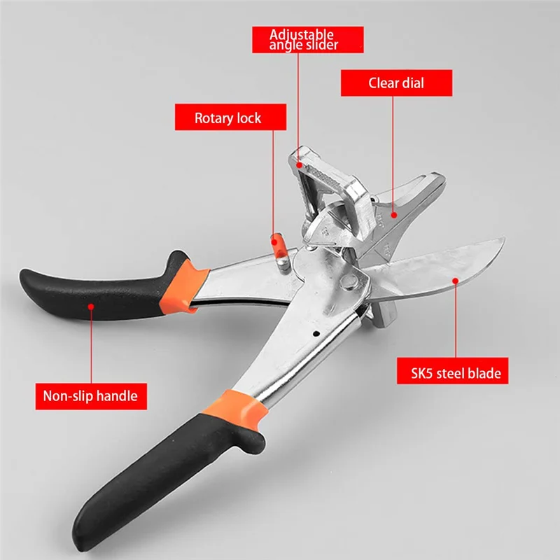 Угловые ножницы 45-90 градусов Регулируемый электрик нож для кабельных каналов