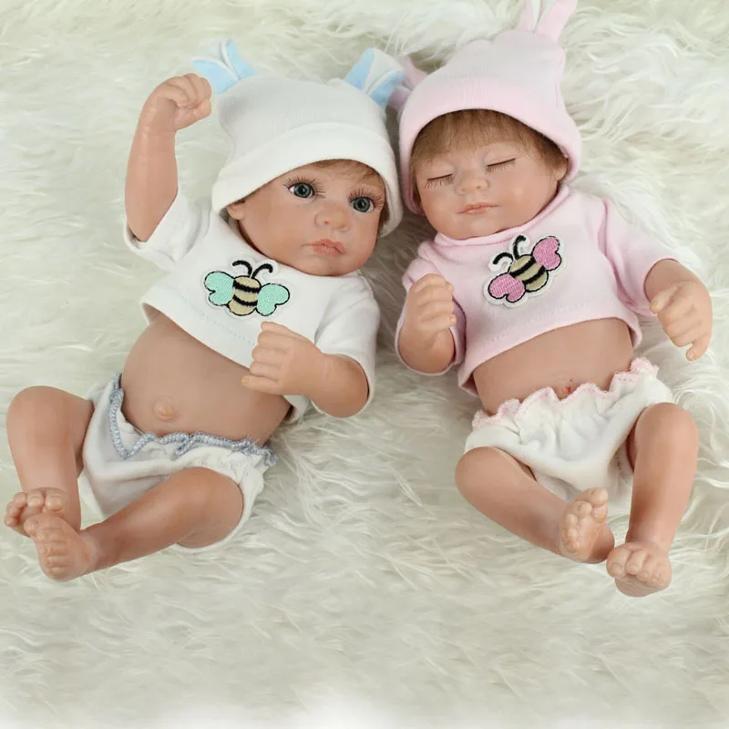 Полностью силиконовые реалистичные куклы Reborn Baby Twin драгоценные коллекционные