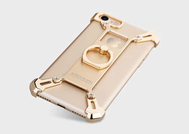 Nilkin для iPhone 6 6s 7 чехол NILLKIN Barde с металлическим покрытием бампер крышка с подставкой кольцо держатель для Apple iPhone 6 6s 7 Plus