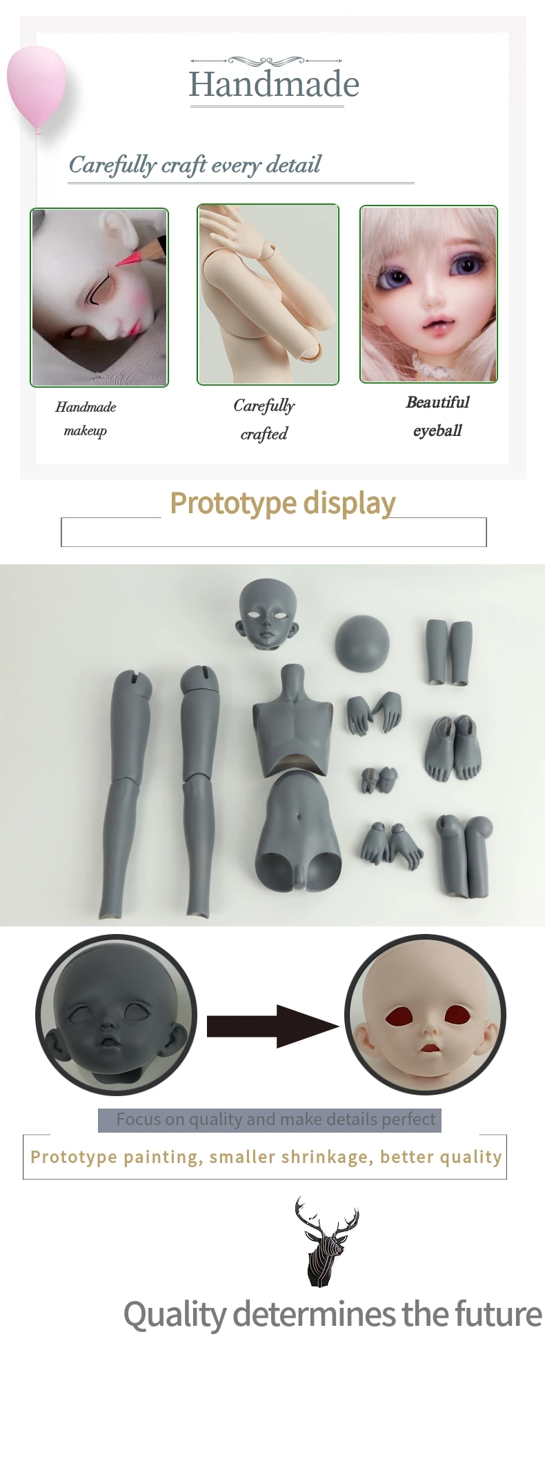 1/8 BJD кукла DZ кукла плюща