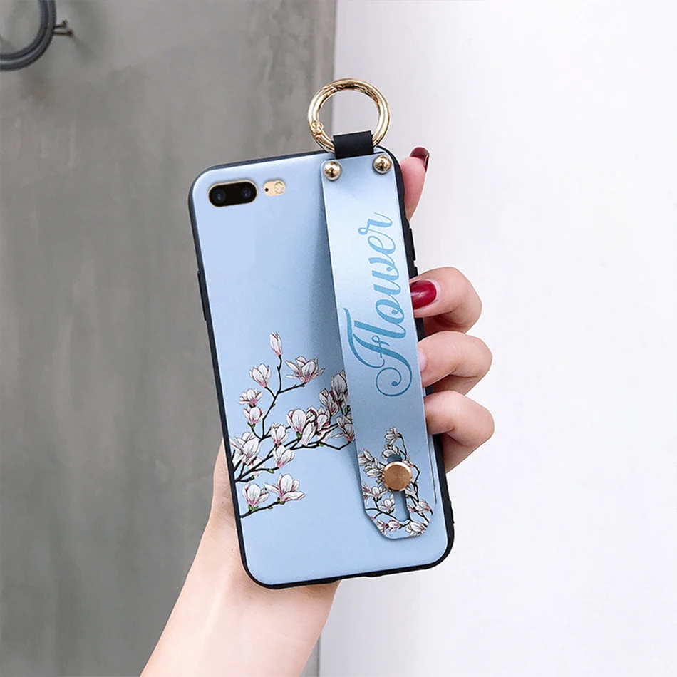 C11 AXBETY для iPhone 11 Pro X 7 8 Plus XS MAX Модный шнурок для цветов чехол для телефона для iPhone XR 8 7 6s чехол-подставка - Цвет: C11