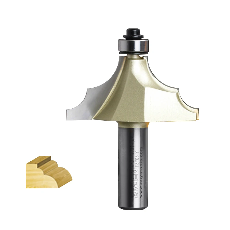 

Woodworking Tools French Traditional Double Roman Ogee Table Bit Arden Router Bits - 1/2*3/4 - 1/2" Shank - Arden A0821138